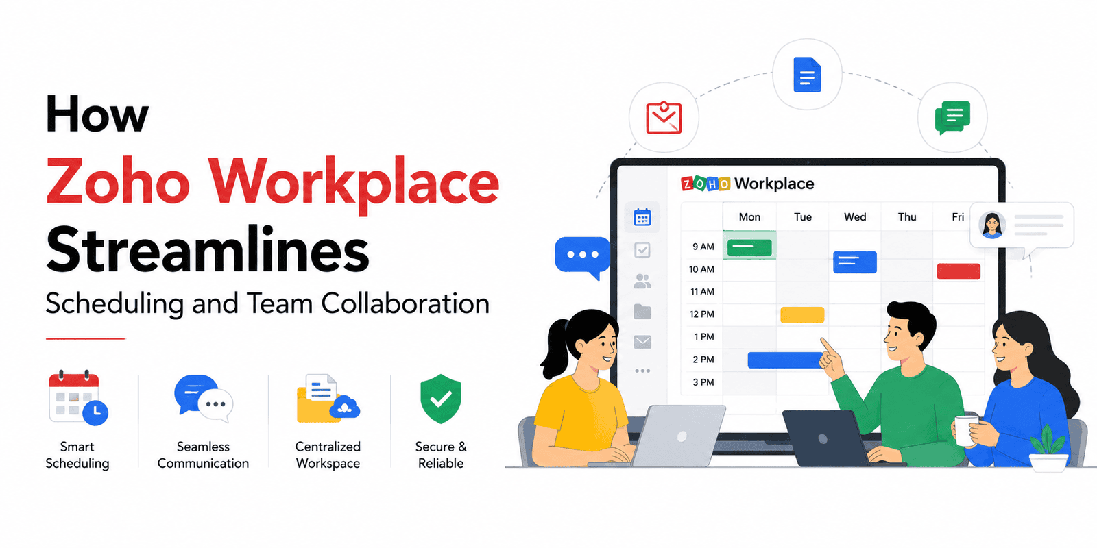 How Zoho Workplace Streamlines Scheduling and Team Collaboration